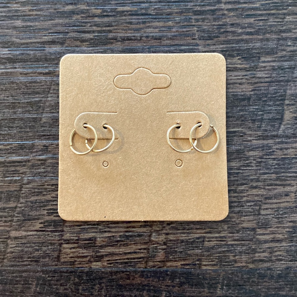 Gold Huggie Earrings